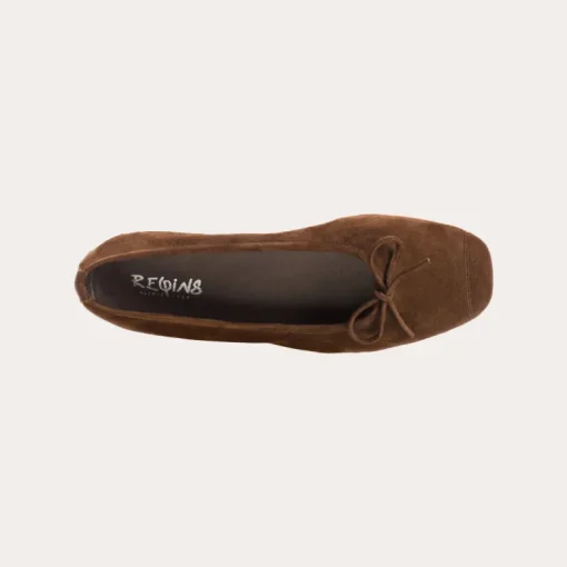 BALLERINES HARMONY CUIR VELOURS