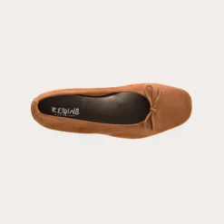 BALLERINES HARMONY CUIR VELOURS