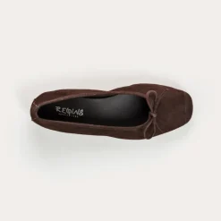 BALLERINES HARMONY CUIR VELOURS CC