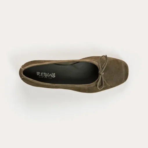 BALLERINES HARMONY CUIR VELOURS CC