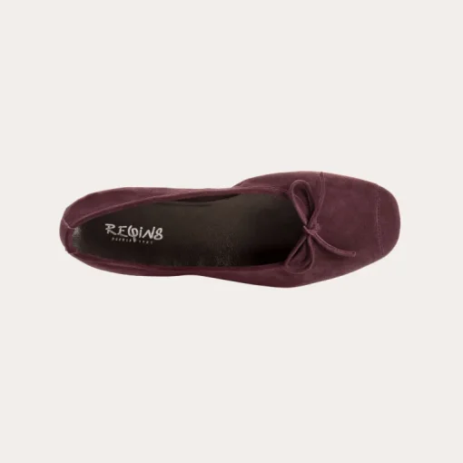 BALLERINES HARMONY CUIR VELOURS