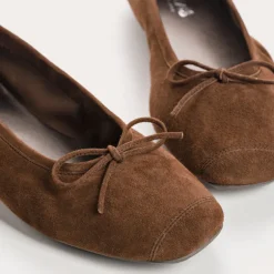 BALLERINES HARMONY CUIR VELOURS