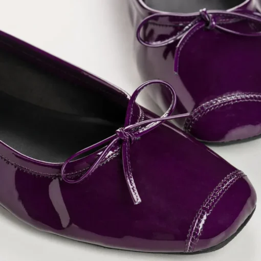 BALLERINES HARMONY CUIR VERNIS