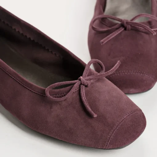 BALLERINES HARMONY CUIR VELOURS