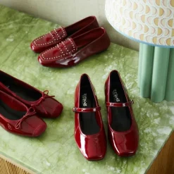 BALLERINES HARMONY CUIR VERNIS