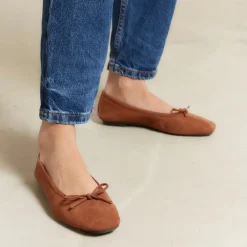BALLERINES HARMONY CUIR VELOURS