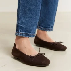 BALLERINES HARMONY CUIR VELOURS CC