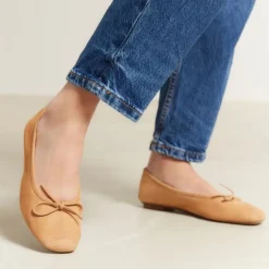 BALLERINES HARMONY CUIR VELOURS CC