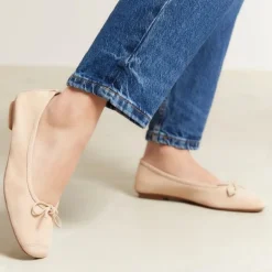 BALLERINES HARMONY CUIR VELOURS CC