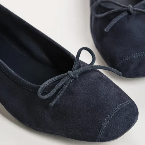 BALLERINES HARMONY CUIR VELOURS CC