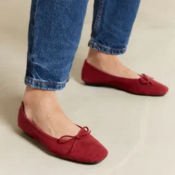 BALLERINES HARMONY CUIR VELOURS