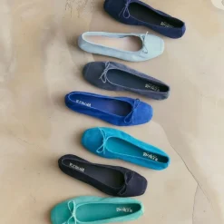 BALLERINES HARMONY CUIR VELOURS CC