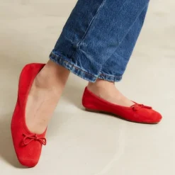 BALLERINES HARMONY CUIR VELOURS CC