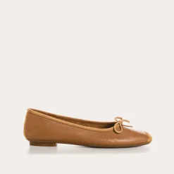 BALLERINES HARMONY CUIR/CUIR VELOURS CC