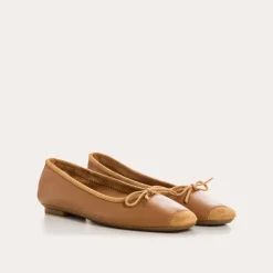 BALLERINES HARMONY CUIR/CUIR VELOURS CC