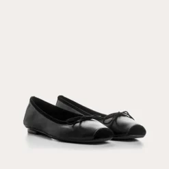 BALLERINES HARMONY CUIR/CUIR VELOURS CC