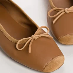 BALLERINES HARMONY CUIR/CUIR VELOURS CC