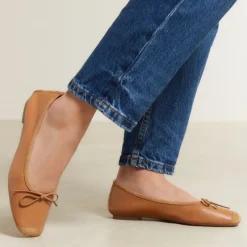 BALLERINES HARMONY CUIR/CUIR VELOURS CC