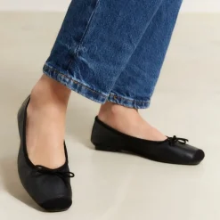 BALLERINES HARMONY CUIR/CUIR VELOURS CC