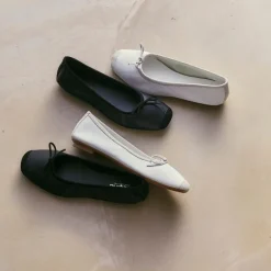 BALLERINES HARMONY CUIR/CUIR VELOURS CC