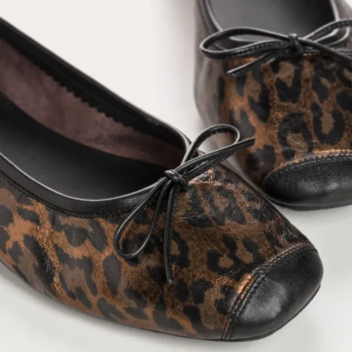 BALLERINES HARMONY METALLISE LEOPARD