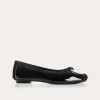 BALLERINES HARMONY VERNIS/CUIR VELOURS CC