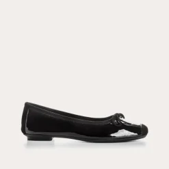 BALLERINES HARMONY VERNIS/CUIR VELOURS CC