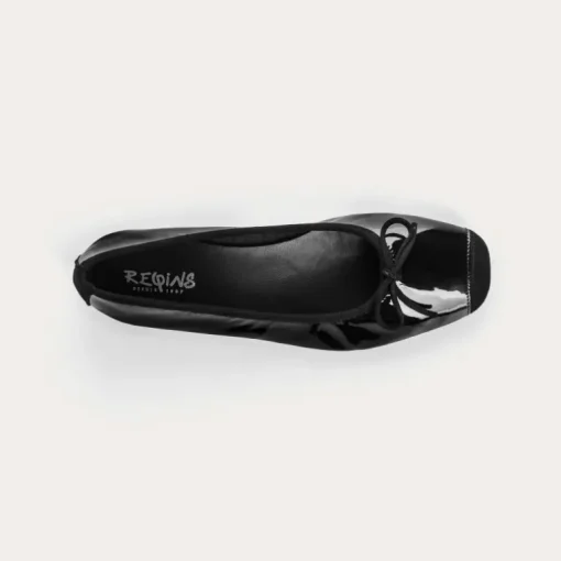 BALLERINES HARMONY VERNIS/CUIR VELOURS CC