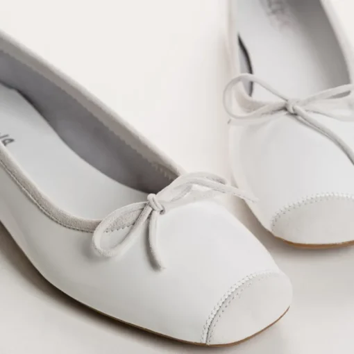 BALLERINES HARMONY VERNIS/CUIR VELOURS CC