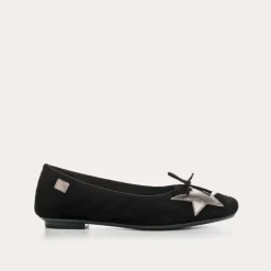BALLERINES HELLO CUIR VELOURS/ECLAT