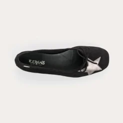 BALLERINES HELLO CUIR VELOURS/ECLAT