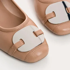 BALLERINES HERMES CUIR