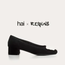 BALLERINES KEFIR CUIR VELOURS/SILK