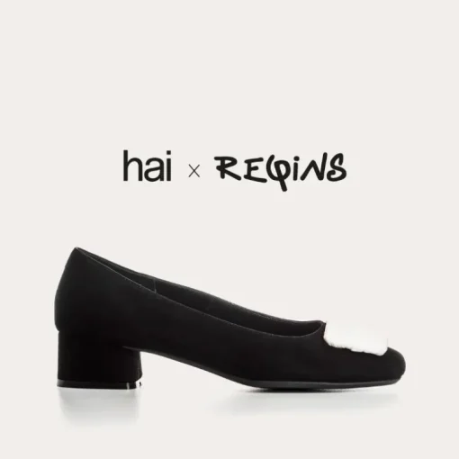 BALLERINES KEFIR CUIR VELOURS/SILK