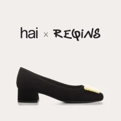 BALLERINES KEFIR CUIR VELOURS/SILK