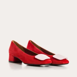 BALLERINES KEFIR CUIR VELOURS/SILK