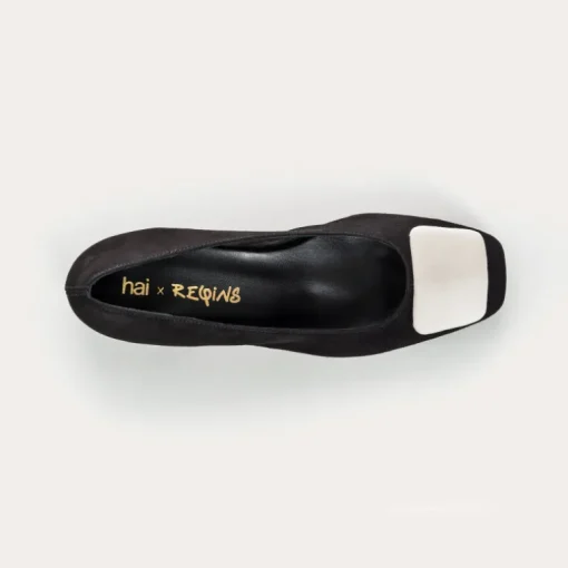BALLERINES KEFIR CUIR VELOURS/SILK