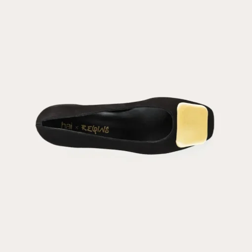 BALLERINES KEFIR CUIR VELOURS/SILK