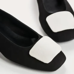 BALLERINES KEFIR CUIR VELOURS/SILK