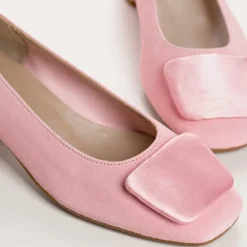 BALLERINES KEFIR CUIR VELOURS/SILK
