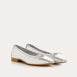 BALLERINES TRAVIATA CUIR METALLISE