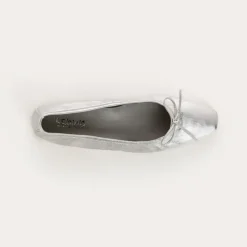 BALLERINES TRAVIATA CUIR METALLISE