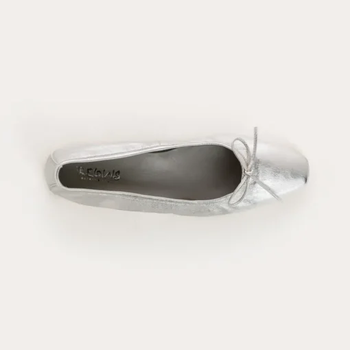 BALLERINES TRAVIATA CUIR METALLISE