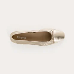 BALLERINES TRAVIATA CUIR METALLISE