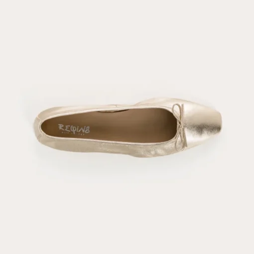 BALLERINES TRAVIATA CUIR METALLISE