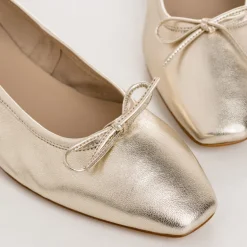 BALLERINES TRAVIATA CUIR METALLISE