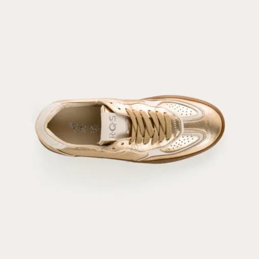 BASKETS ATHENA CUIR METALLISE