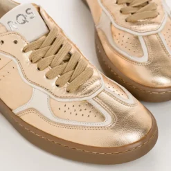 BASKETS ATHENA CUIR METALLISE