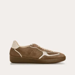 BASKETS ATHENA CUIR VELOURS