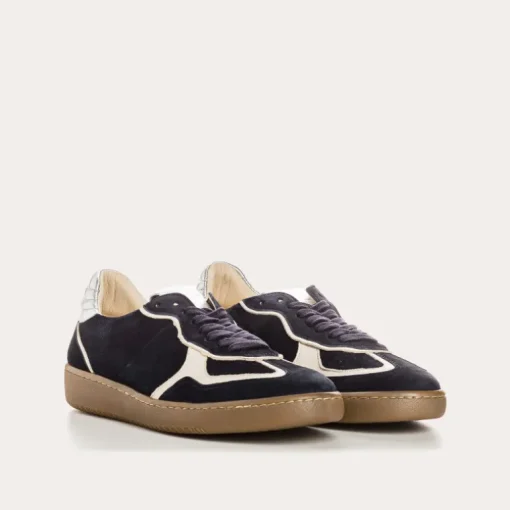 BASKETS ATHENA CUIR VELOURS